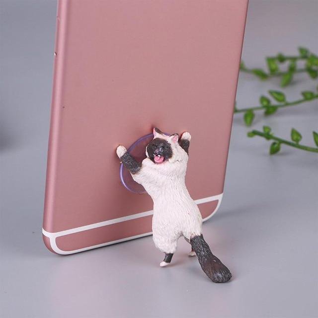 Cute Funny Cat Phone Holder Kickstand