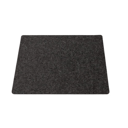 Rectangular natural wool felt placemat | Gray or black