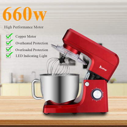 Stand Mixer Chef Machine 7L 660W Mixing Pot With Handle