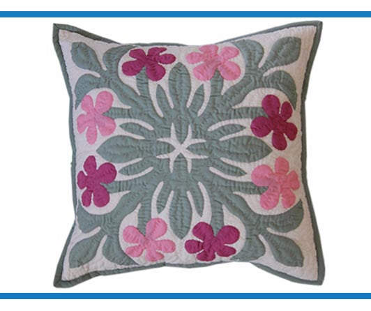 18″ Pillow Slip – MC Pink Plumeria