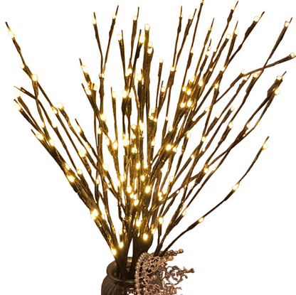 20LED Branch Lamp Fairy String Light Tree Twig Floral Flower