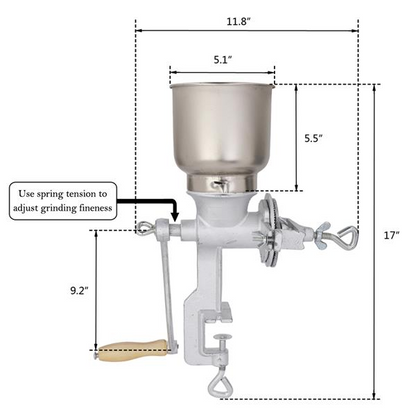 Portable Grinder Mill Cast Manual Grain Grinder