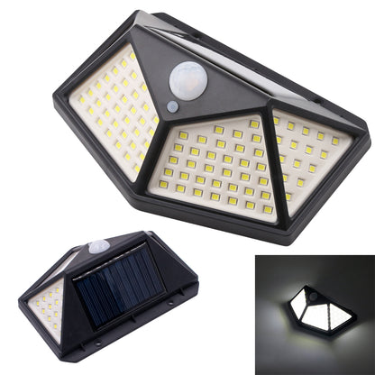 100 LED Human Body Induction Light Solar Wall Light