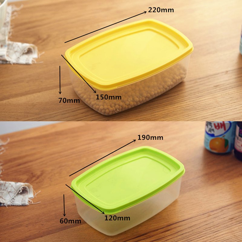 7 PCS Rainbow Food Storage Box