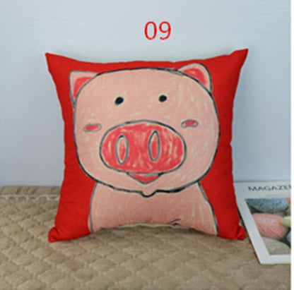 Cartoon pillow sofa cushion