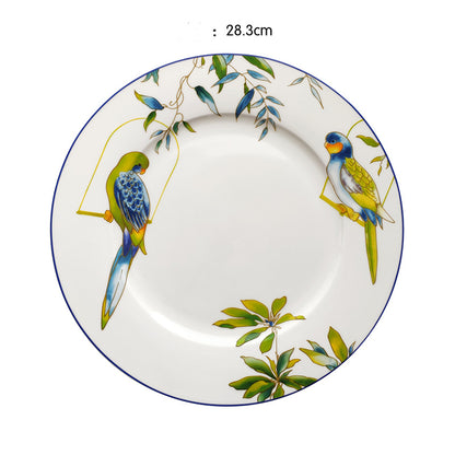 Parrot bone china tableware set