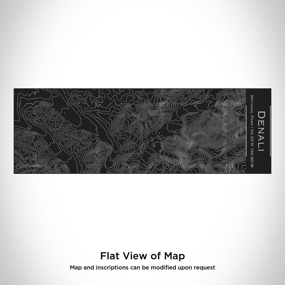 Denali National Park - Alaska Map Insulated Cup in Matte Black