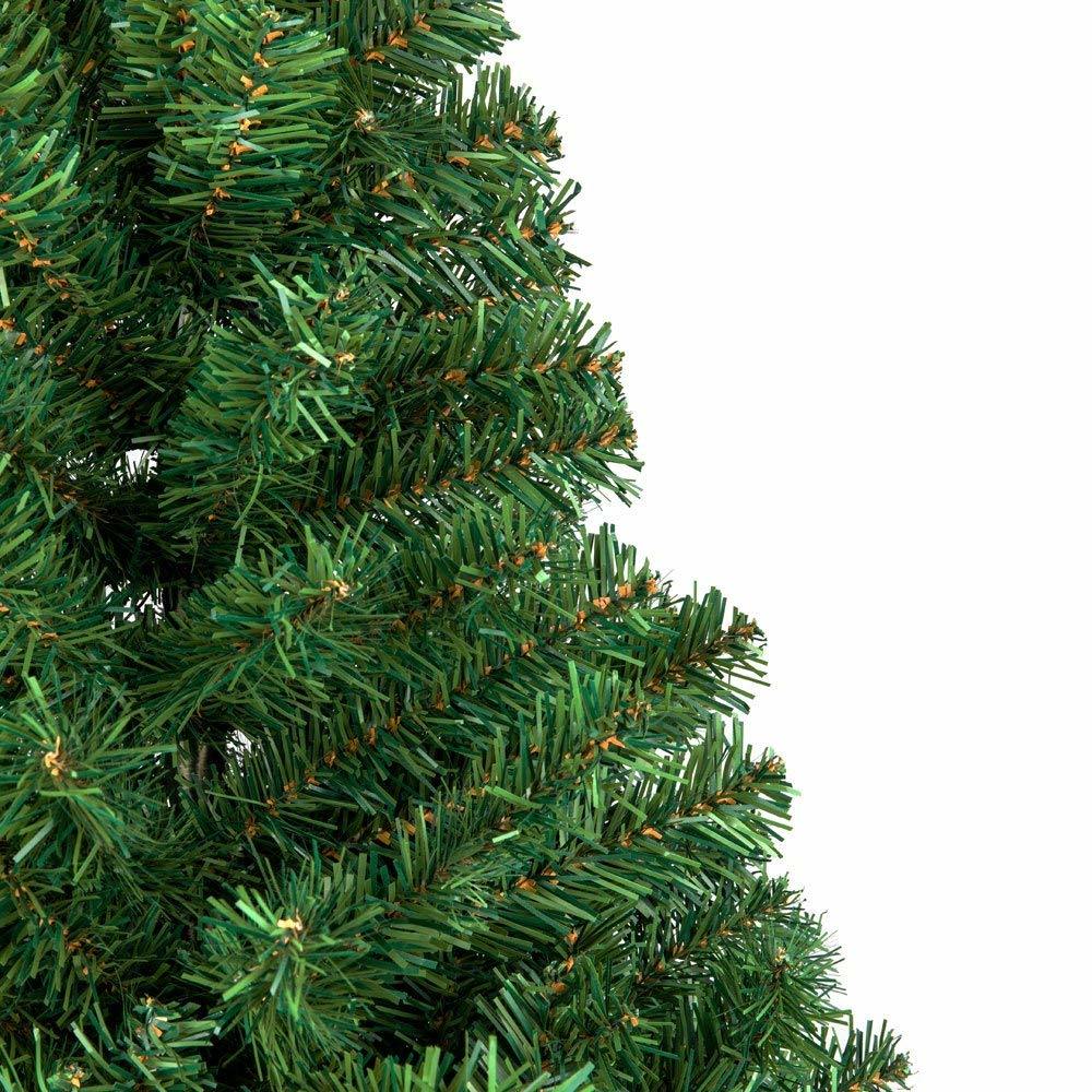 5.5FT Artificial Christmas Tree, Unlit Premium Hinged Spruce Xmas Tree