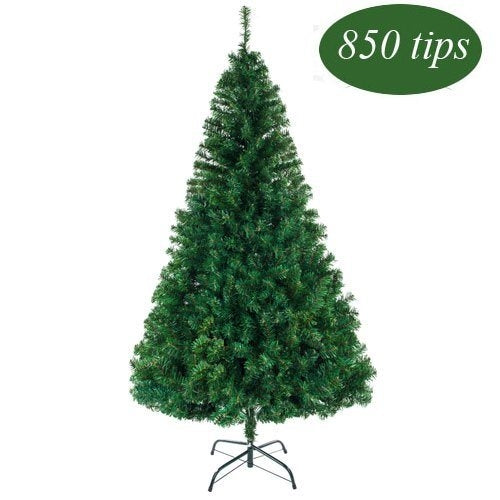 5.5FT Artificial Christmas Tree, Unlit Premium Hinged Spruce Xmas Tree