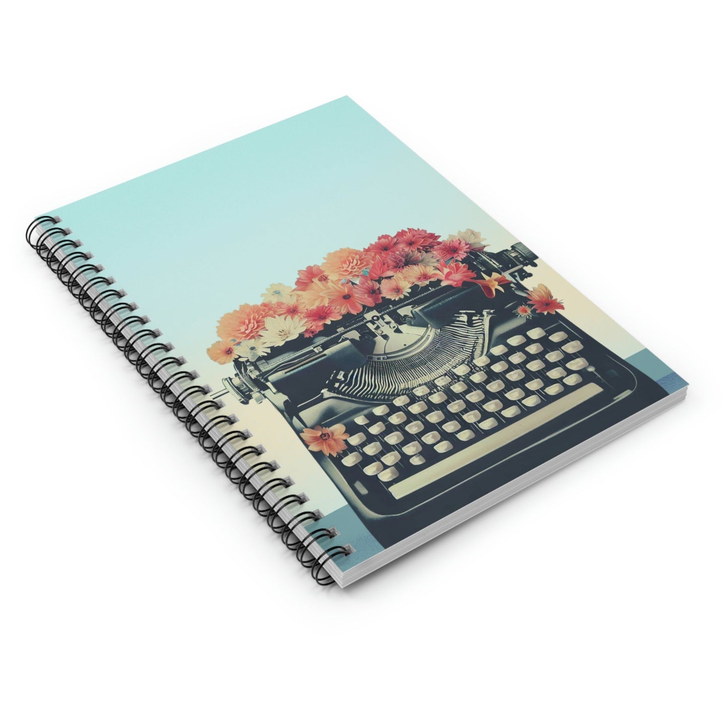 Retro Typewriter Spiral Notebook