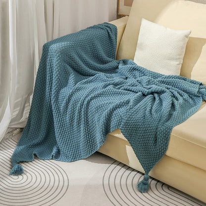 Sofa Knitted Office Air Conditioning Lunch Break Small Blanket