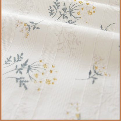 Small And Beautiful Flower Cluster Jacquard Cotton Yarn Fabric