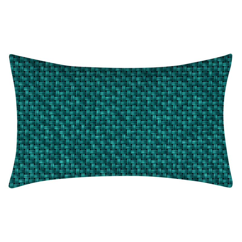 Teal Teal Home Decor Cushion Lumbar Pillowcase