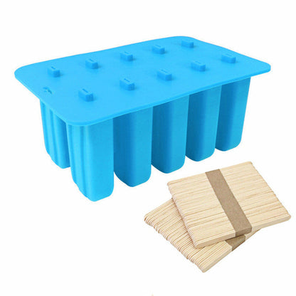 10 Consecutive Ice Cream Ice Cream Molds Silicone Ice Tray