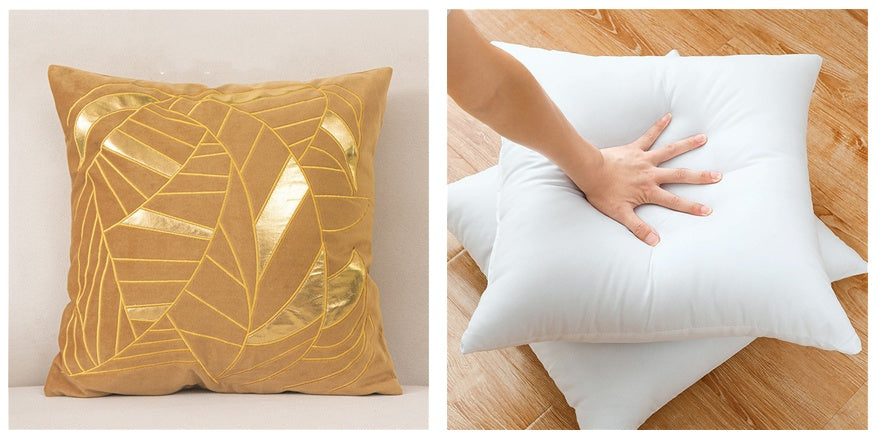 Dutch velvet gilded pillow case