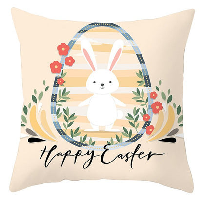 Easter Pillowcase Short Plush Cushion