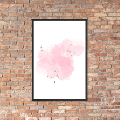 Cotton Candy Dreams Framed matte paper poster