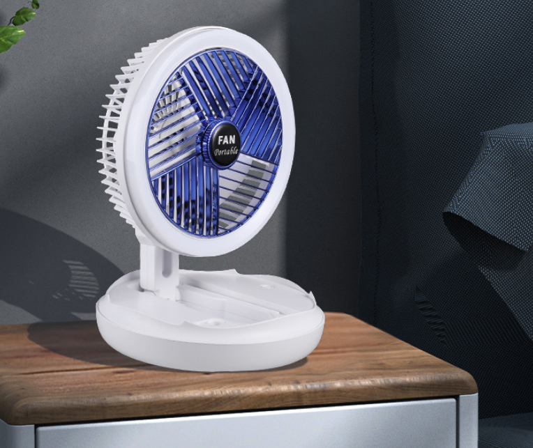 4 Speed Adjustable USB Charging Foldable Table Fan