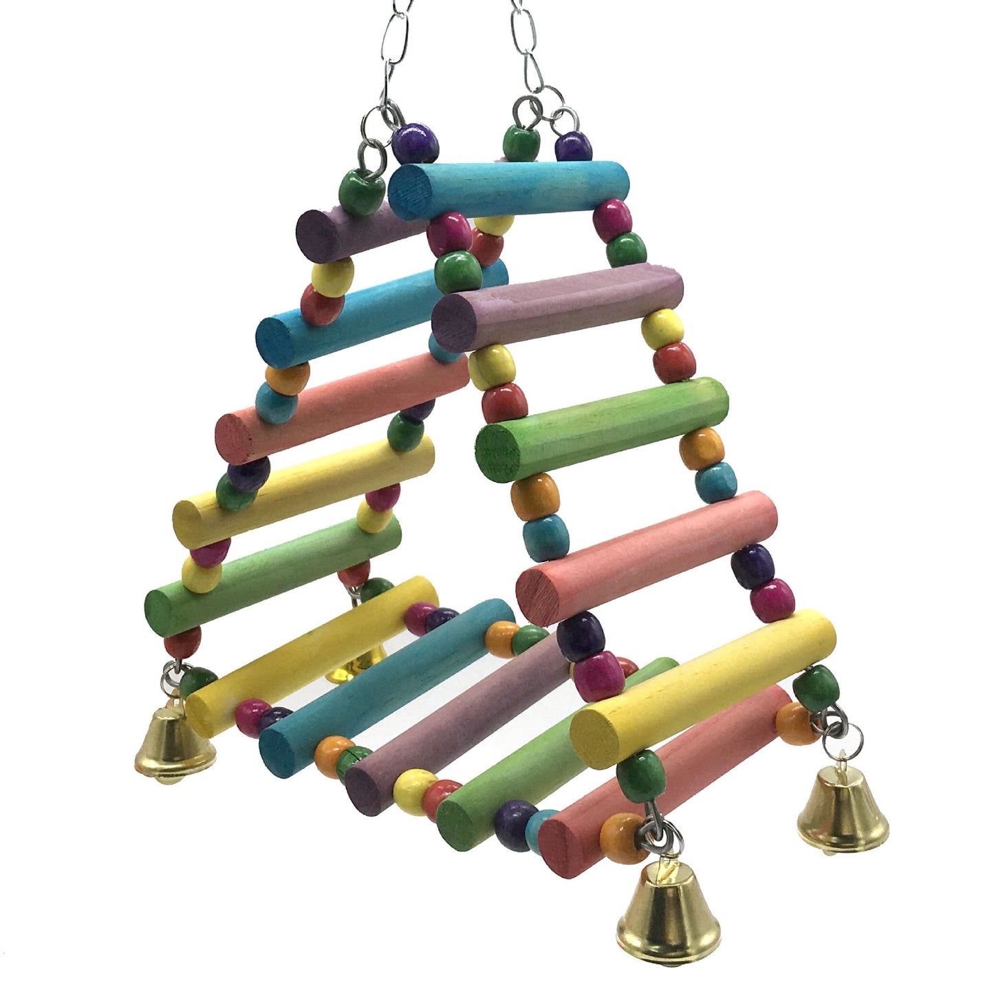 Parakeet Bird Toy Amusement Park Swing Stand