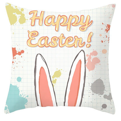 Easter Pillowcase Short Plush Cushion