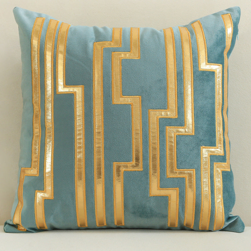 Dutch velvet gilded pillow case