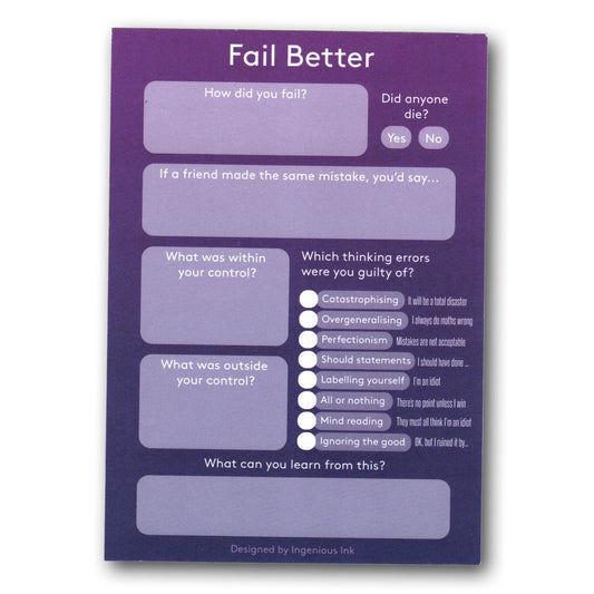 Fail better notepad