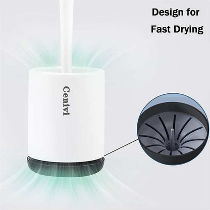 Home Fashion Simple Toilet Cleaning Brush Set