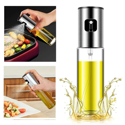 Stainless Olive Oil Sprayer Cooking Mister Spray Fine Bottle Kitchen US