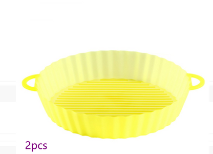 Air Fryer Tray Silicone Kitchen Supplies AirFryer Silicone Pot Grill Pan Accessories Disposable Paper Liner