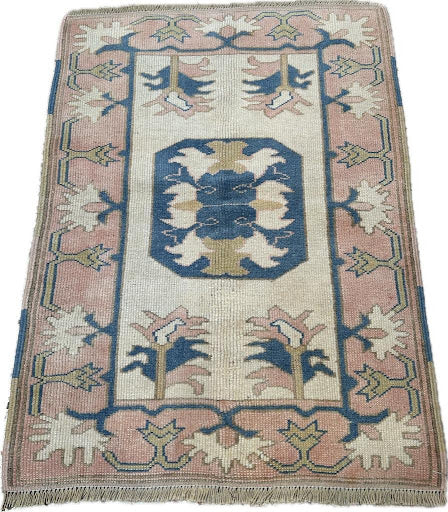 Authentic Anatolian Handmade Rug - Traditional Turkish Wool Carpets for Timeless Elegance