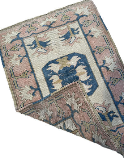 Authentic Anatolian Handmade Rug - Traditional Turkish Wool Carpets for Timeless Elegance