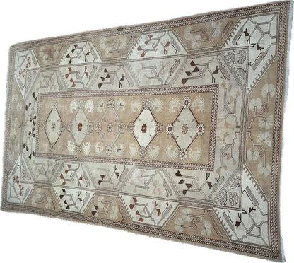 Authentic Anatolian Handmade Rug - Traditional Turkish Wool Carpets for Timeless Elegance