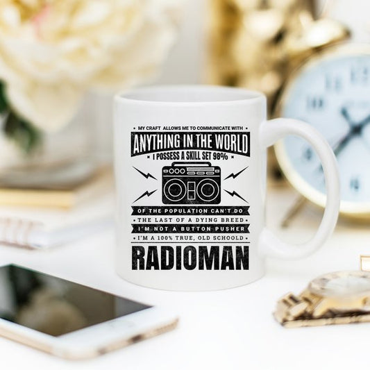 Radioman Coffee Mug - Radioman Mug Gift - Radioman