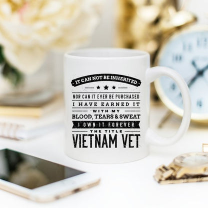 Vietnam Veteran Mug Gift - 11oz Coffee Mug -