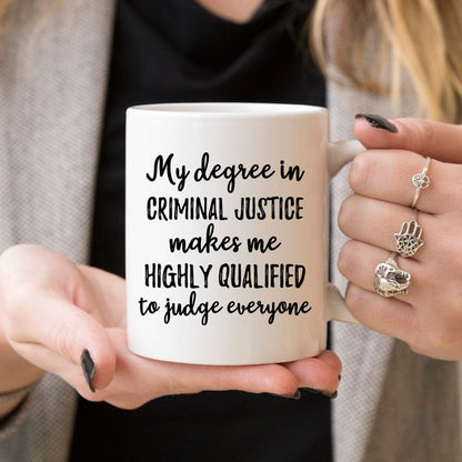 Criminal Justice Gift, Criminal Justice Mug,