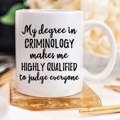 Criminology Gift, Criminology Mug, Criminology