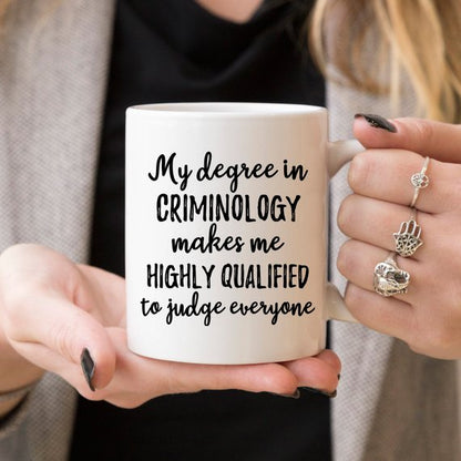 Criminology Gift, Criminology Mug, Criminology