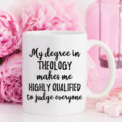 Theology Gift, Theology Mug, Theology Degree,