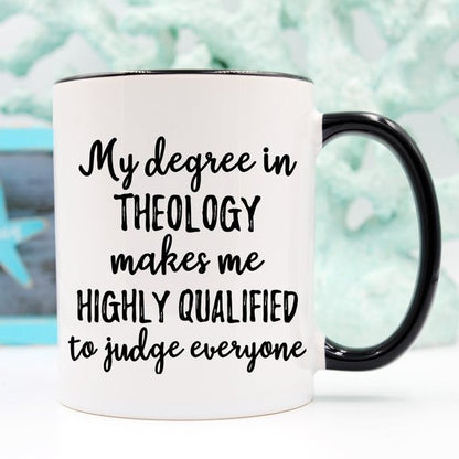 Theology Gift, Theology Mug, Theology Degree,