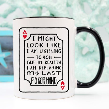 Poker Coffee Mug, Poker Player Gifts, Poker Gifts,