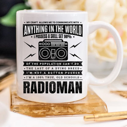 Radioman Coffee Mug - Radioman Mug Gift - Radioman