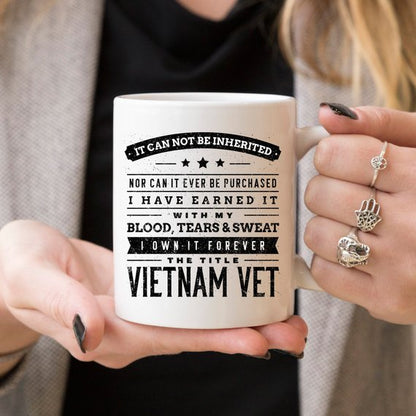 Vietnam Veteran Mug Gift - 11oz Coffee Mug -