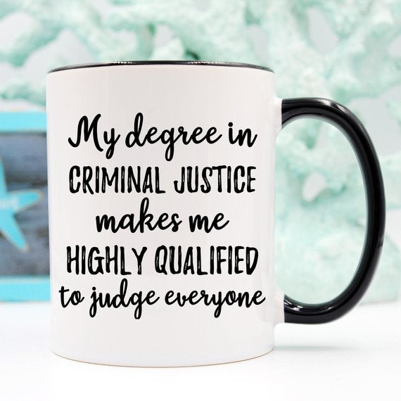 Criminal Justice Gift, Criminal Justice Mug,