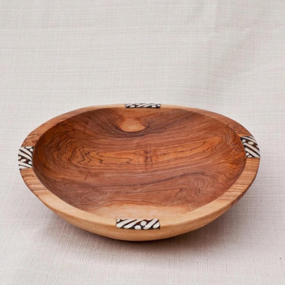 Olivewood Salad and Fruit Bowl