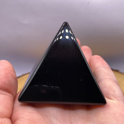 Black Obsidian Pyramid