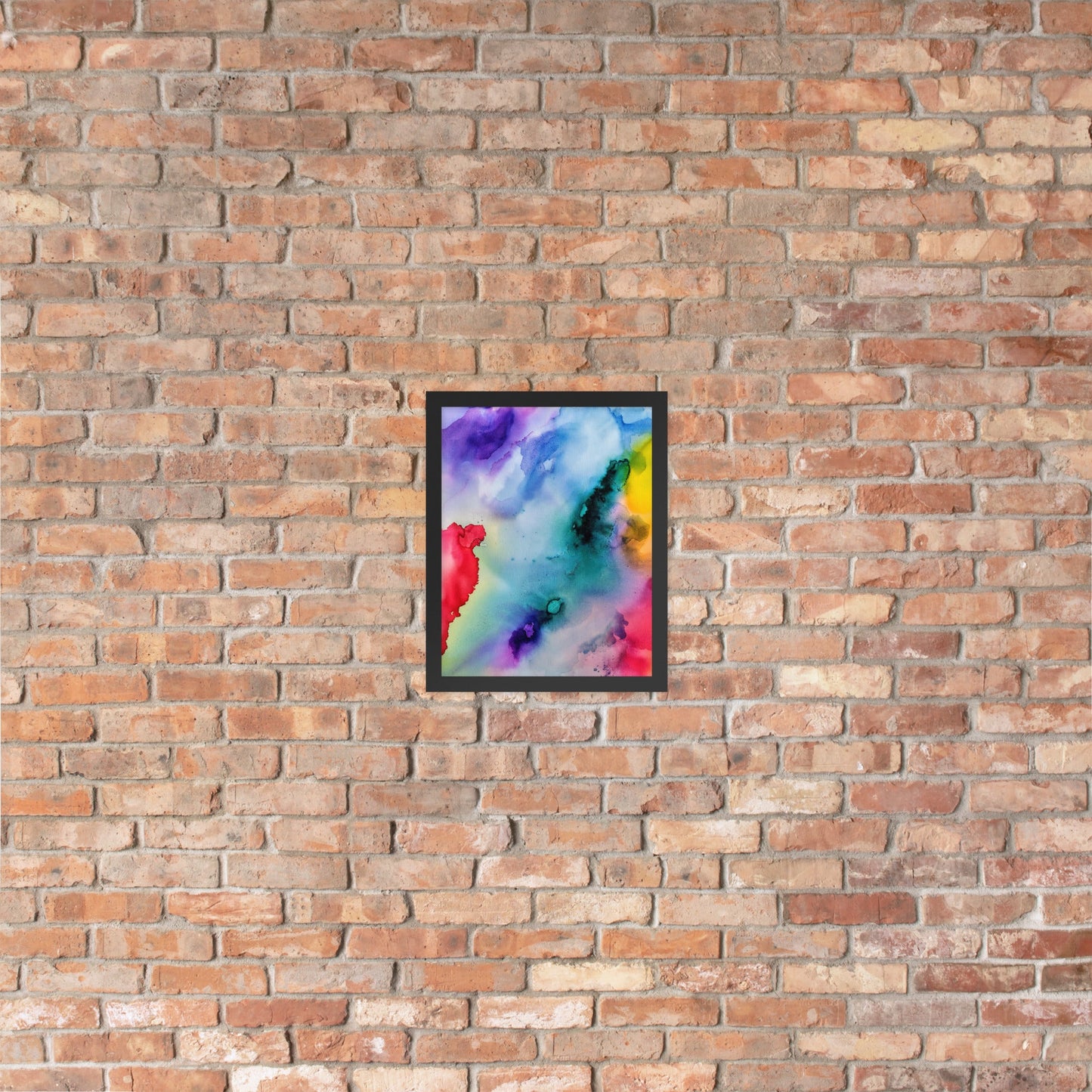 Abstract Framed photo paper poster