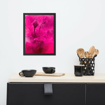 Sweet Rose Framed photo paper poster