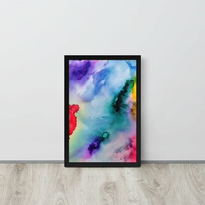 Abstract Framed photo paper poster