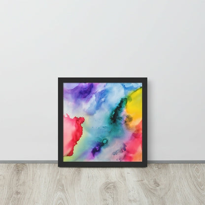 Abstract Framed photo paper poster