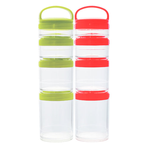 Zunammy Portable Stackable Food Leak Proof Storage Containers ( 2 Pack